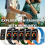 Monuary 6 Packs Bracelets Compatibles avec HUAWEI Band 10/9/8, Bracelets Colorés et Sportifs, Souples et Respirants, Ouverture R