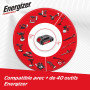 Energizer - Perceuse Visseuse Sans Fil 20V Ultra Légère Couple 40 Nm, 2 Vitesses (1850 RPM), Mandrin 10mm, Inclus 2 Batteries 20