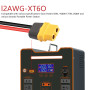 Solar Panel Connector to xt60 Adapter Cable 1.5m, 12awg xt60 Female Solar Panel Power Cable to Solar Charge Connector for Portab