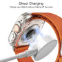JETech Coque avec Protection Écran pour Apple Watch Ultra 3/2/1 49mm, étui de Protection Complète, Film en Verre Trempé Intégré 