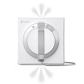 ECOVACS WINBOT W2 Pro Robot Nettoyeur de Vitres, Buses à 3 Embouts, Système de Protection à 10 Niveaux, Planification de Chemin 