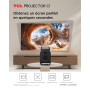 TCL C1 videoprojecteur 4K Compatibilité, Mini projecteur video Portable, Natif 1080P, Audio Dolby 8 W, Netflix certifié, Smart G