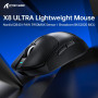 ATTACK SHARK X8ULTRA Mouse with Grip Tape for Large Hand, 55g Superlight, PixArt PAW3950MAX Gaming Sensor, BT/2.4G Wireless/Wire