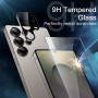 JETech 5 en 1 Coque pour Samsung Galaxy S25 Ultra 5G avec 2 Protection D'écran en Verre Trempé et 2 Protecteur d'Objectif de Cam