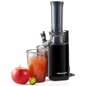 Elite Gourmet EJX600 Extracteur de jus lent à mastiquer compact et peu encombrant, presse à froid, riche en nutriments et en vit