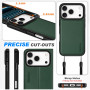 Shieldon Etui 2 en 1 Cuir Véritable pour iPhone 17 Pro 6,3 Pouces 5G 2025, Coque Amovible Cuir Portefeuille Housse Folio [Anti-C