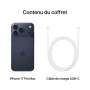 Apple iPhone 17 Pro Max 256 Go : Écran 6,9 Pouces, Puce A19 Pro, Autonomie Record sur iPhone, Système caméra Pro Fusion, Caméra 