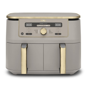 NINJA Dual Zone Max Air Fryer 2 Compartiments, Capacité Familiale de 9,5L, Max 240°C, Air Fryer 6-en1, Pièces Antiadésives Amovi