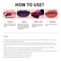 Peel Off Lip Tint 3 Colors Detachable Lip Liner Long Lasting Waterproof Matte Lip Gloss Liquid Lipstick Pigmented Lip Pencil