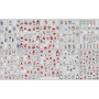 JMEOWIO Paillette Noël Stickers Ongles Nail Art 10 Feuilles Autocollants Ongles Autoadhésif Deco Ongle Nail Art Design Manucure