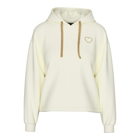 PIECES Pcchilli Ls Heart Hoodie Noos BC Pcchilli Ls Heart Sweat à Capuche Noos BC Femme (Lot de 1)