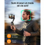 hohem Stabilisateur Smartphone iSteady X3 SE, 3 Axes Stabilisateur de Cardan, Design léger et Pliable avec télécommande détachab
