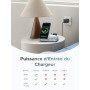 UGREEN MagFlow 3 en 1 Qi2 25W Chargeur Induction iPhone MFi Certifié Compatible avec MagSafe iPhone 16 15 14 13 12 Plus Pro Max 