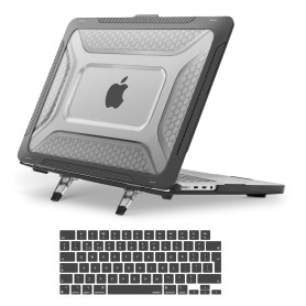 MOSISO Compatible avec MacBook Pro 16 2025-2021 M4 M3 M2 M1 A3403 A3186 A2991 A2780 A2485,Nid d'abeille Antichoc Usage Intensif 