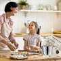 Robot Patissier 1300w Zurio 5.5L Batteurs Et Robots Portable à 10 Vitesses Avec Fonction De Fermentation Silencieuse, Avec Acces