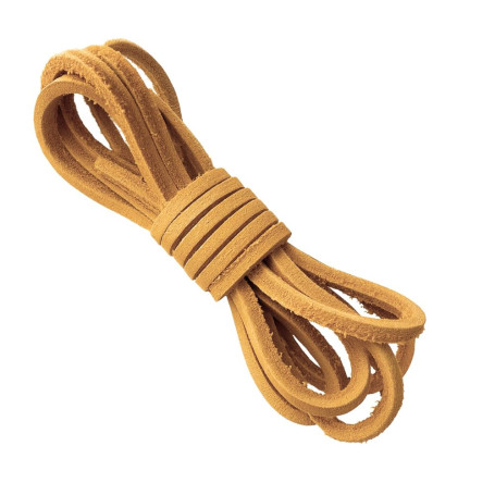 Lacets en cuir de qualité - Largeur de 3,5 mm - longueur : 80 cm, 120 cm, 140 cm. Pour brogue d’Oxford, Timberland ou chaussure 