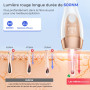 21J Épilateur Lumière Pulsée, IPL Épilateur Laser avec Fonction de Refroidissement, Salon à la Maison,9 Niveaux Laser Epilation 