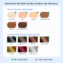 21J Épilateur Lumière Pulsée, IPL Épilateur Laser avec Fonction de Refroidissement, Salon à la Maison,9 Niveaux Laser Epilation 
