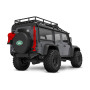 TRAXXAS TRX-4M 1/18 LD Land Rover Defender Scale Crawler argenté avec Batterie/Chargeur 4WD RTR