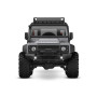 TRAXXAS TRX-4M 1/18 LD Land Rover Defender Scale Crawler argenté avec Batterie/Chargeur 4WD RTR