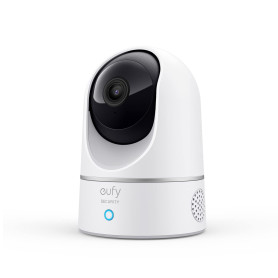 eufy Security IndoorCam E220 Camera Interieur sans Fil, 2K Pan & Tilt, Camera Surveillance WiFi, Détection des Humains et Animau