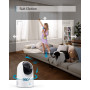 eufy Security IndoorCam E220 Camera Interieur sans Fil, 2K Pan & Tilt, Camera Surveillance WiFi, Détection des Humains et Animau