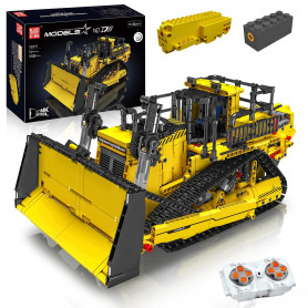 Mould King Technik 15071 Bulldozer, Blocs de Construction Camion Télécommandé avec Moteurs, Kits de Construction, Jouets Cadeaux