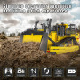 Mould King Technik 15071 Bulldozer, Blocs de Construction Camion Télécommandé avec Moteurs, Kits de Construction, Jouets Cadeaux