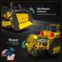 Mould King Technik 15071 Bulldozer, Blocs de Construction Camion Télécommandé avec Moteurs, Kits de Construction, Jouets Cadeaux
