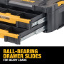 DEWALT DWST17804 TSTAK IV Double Tiroirs peu profonds