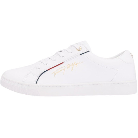Tommy Hilfiger Baskets Cuvette Femme Tommy Signature Chaussures
