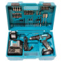 Makita HP333DSAX1 Perceuse-visseuse à percussion sans fil 12 V max. 2 Ah - 2 batteries + chargeur dans coffret de transport