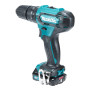 Makita HP333DSAX1 Perceuse-visseuse à percussion sans fil 12 V max. 2 Ah - 2 batteries + chargeur dans coffret de transport