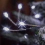 PCORES Les Lumières Fées Branchables, 30mètre 1000LED Blanc Froid Fil Argenté Feux d'Artifice Lucioles avec Commande à Distance,