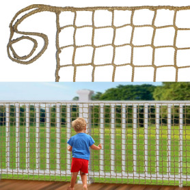 BERADNET Filet de Protection Enfant Filet Chat Balcon Filet de SéCurité en Polyester pour Escaliers Garde Corps Filet Corde File