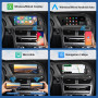 Road Top Autoradio 8.9 Pouces Car Radio Carplay Touchscreen pour Audi A4 2009-2015 Années avec 3GMMI, Soutien pour Apple Carplay