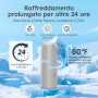 Refroidisseur de lait maternel pour le travail et les voyages, refroidissement à 360° pour garder le lait frais pendant 24 heure