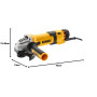 DEWALT Meuleuse d'Angle 1500 watts, 125 mm avec électronique de Vitesse, avec Démarrage Progressif et Protection Contre la Tensi
