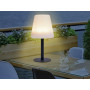 Lampe de table solaire Smartwares OSL-50012 - Utilisation intérieure ou extérieure - Aussi rechargeable par câble USB inclus - I