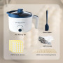 LINGQIAN Kit Fondoir cire Bougie Electrique, Machine de Fonte cire Bougie, Fondeur de Cire Pour la Fabrication de Bougies