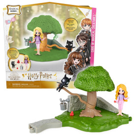 HARRY POTTER - PLAYSET COURS DE SOINS AUX CRÉATURES MAGIQUES WIZARDING WORLD - Coffret Magique Avec 1 Figurine Articulée Luna Lo