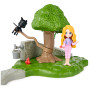 HARRY POTTER - PLAYSET COURS DE SOINS AUX CRÉATURES MAGIQUES WIZARDING WORLD - Coffret Magique Avec 1 Figurine Articulée Luna Lo