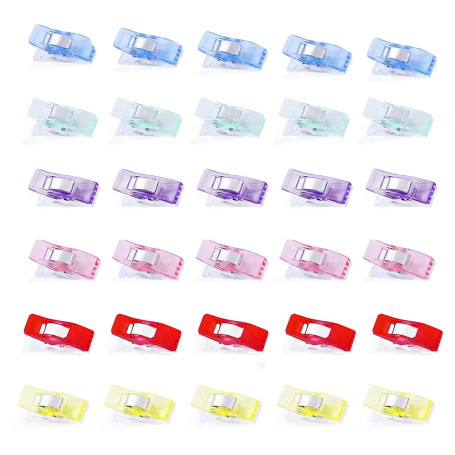 100 Pcs Pince pour Couler Clip,Clips de Couture, Pinces à Coudre, Pince Clip Multifonctionnelles, Pinces de Bricolage pour la Co