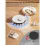 Lefant M2 Plus Aspirateur Robot Laveur avec Station, Vidange Automatique, Navigation Laser avec Cartographie, Évitement d'obstac