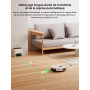 Lefant M2 Plus Aspirateur Robot Laveur avec Station, Vidange Automatique, Navigation Laser avec Cartographie, Évitement d'obstac