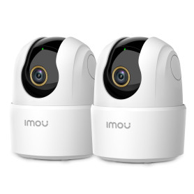 Imou 2.5K(4MP) Lot de 2 Caméra Surveillance WiFi Intérieure Caméra 360° Connectée Smartphone avec Détection Humaine AI Suivi Int