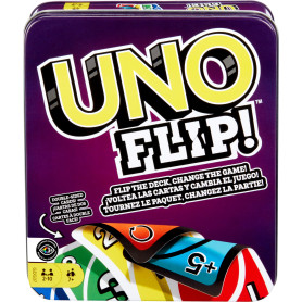 Uno Jeu De Cartes, avec 112 Cartes dans Une Boîte Métallique Robuste, avec De Nouvelles Cartes Action Étonnantes, Jouet Adultes,