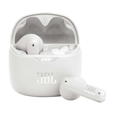 JBL Tune Flex TWS Blanc – Écouteurs sans fil à réduction de bruit – Pur Son JBL – Jusqu'à 32 hrs d'autonomie