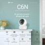 EZVIZ C6N Caméra Surveillance WiFi Intérieure 1080p, Caméra Bébé Pan/Tilt à 360°, 2.4Ghz, Vision Nocturne Intelligente avec Smar