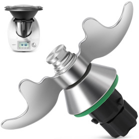 Inwee Couteau Mélangeur pour Thermomix TM7, Couteau Lame de Rechange pour Vorwerk Thermomix TM5, TM6, TM7,TMF en Acier Inoxydabl